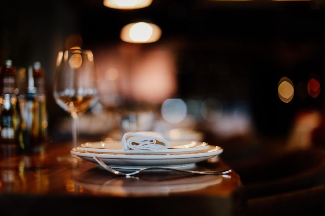Klajdi Resort & Spa ゴーレム エクステリア 写真 A place setting at a restaurant